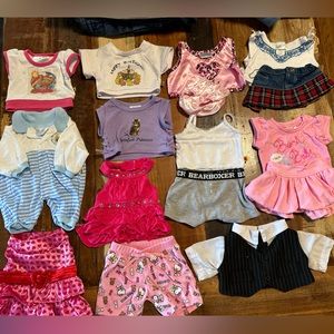 Build‎ A Bear Clothes 16 piece Lot